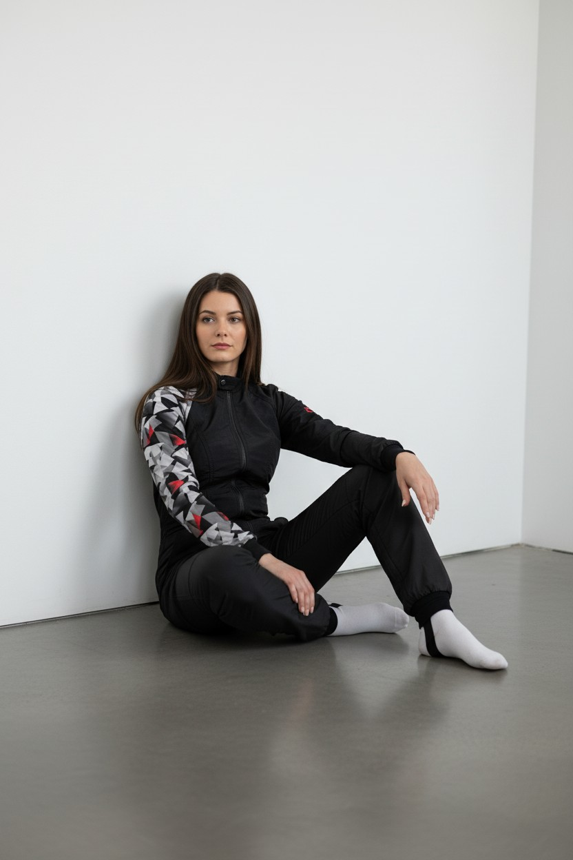 Freefly C+ Female Black With Red Print
