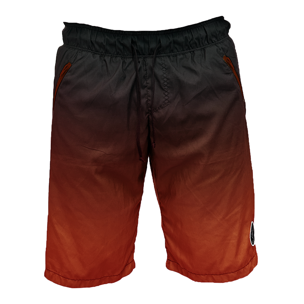 Intrudair Board Shorts (Black/Red Gradient)