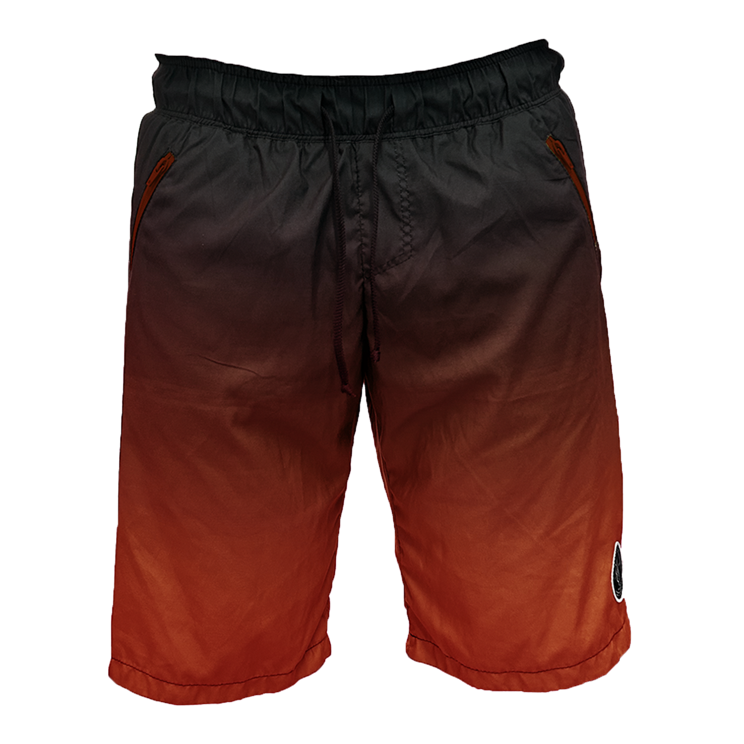 Intrudair Board Shorts (Black/Red Gradient)