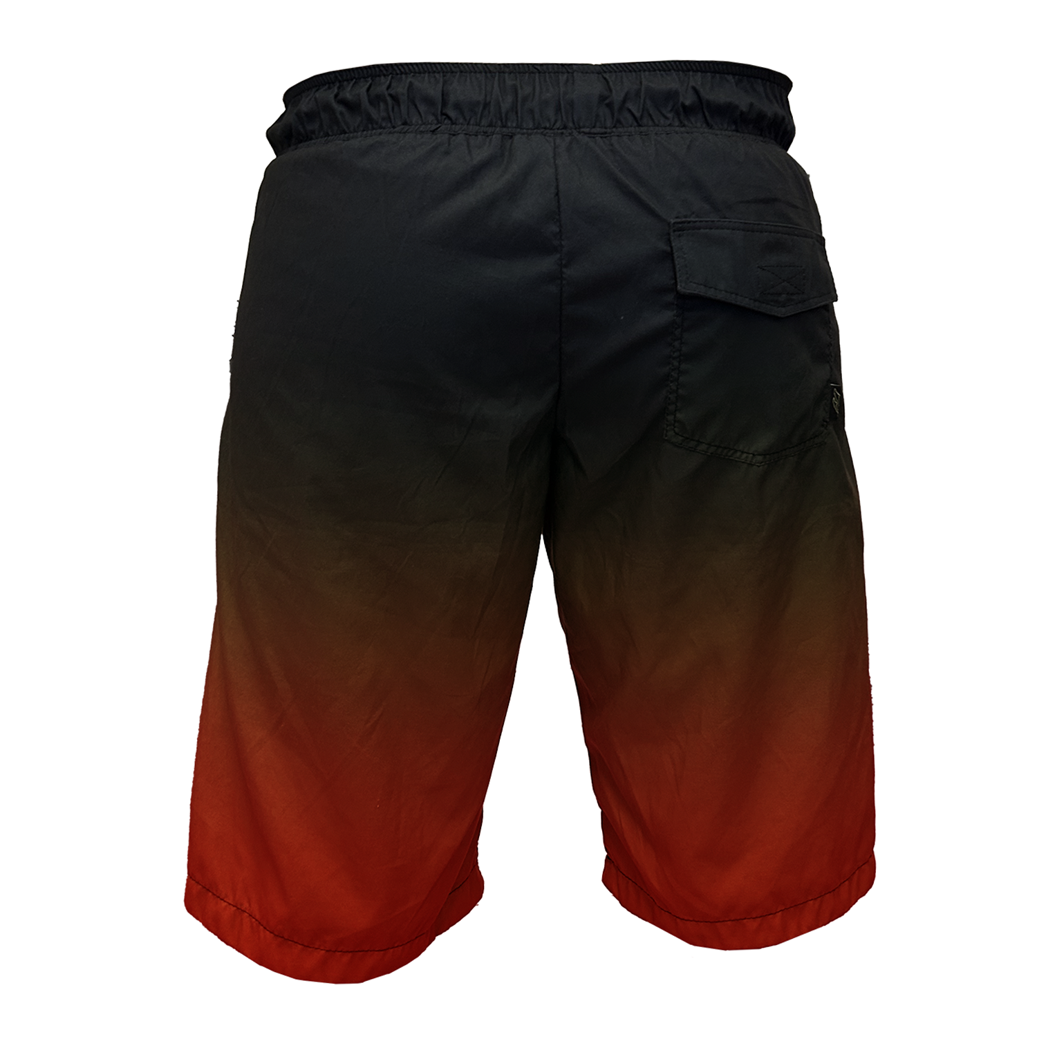 Intrudair Board Shorts (Black/Red Gradient)
