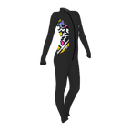 Female Printed Tunnel Suit