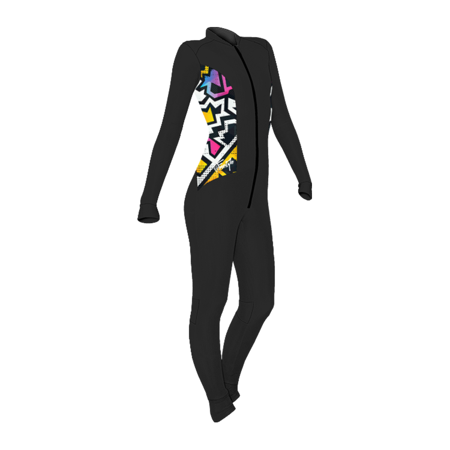 Female Printed Tunnel Suit