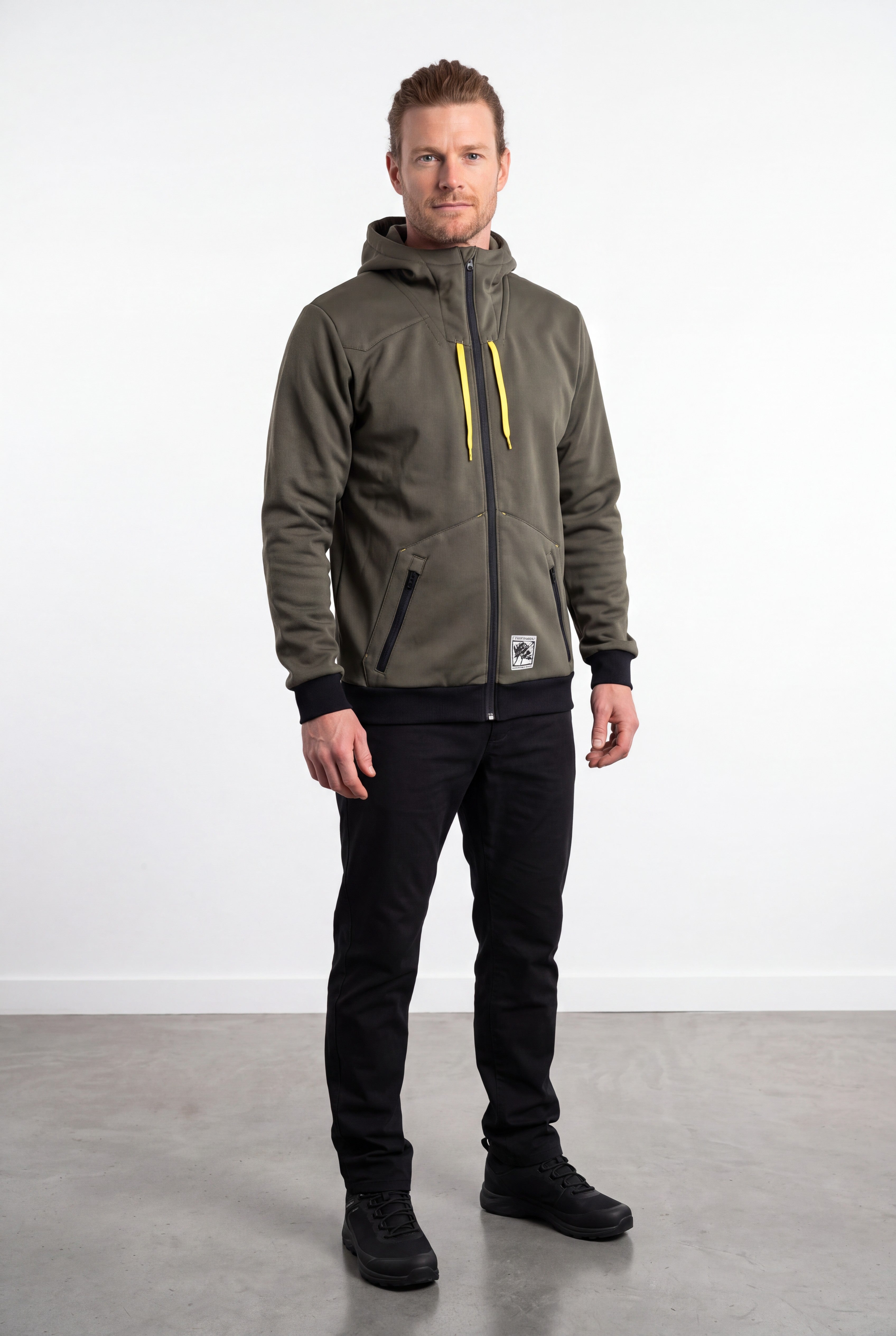Intrudair® Zip-up Hoodie (Olive Green)