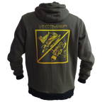 Intrudair® Zip-up Hoodie (Olive Green)