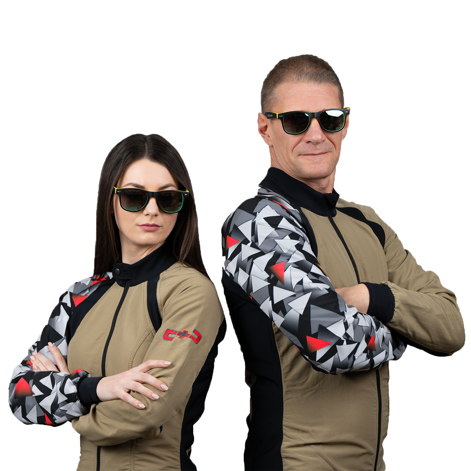 Freefly C+ Female Beige With Red Print