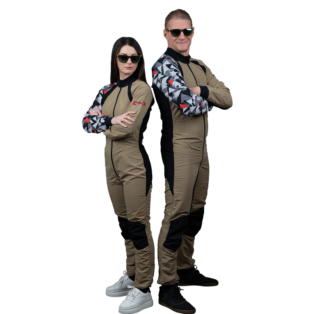 Freefly C+ Beige With Red Print