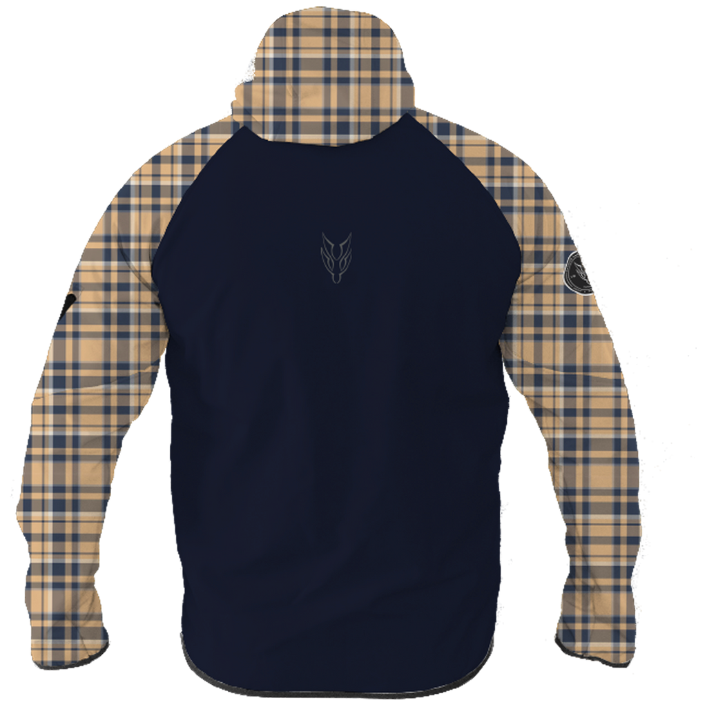 Intrudair® Female Softshell Jacket Tartan Beige [Hood]