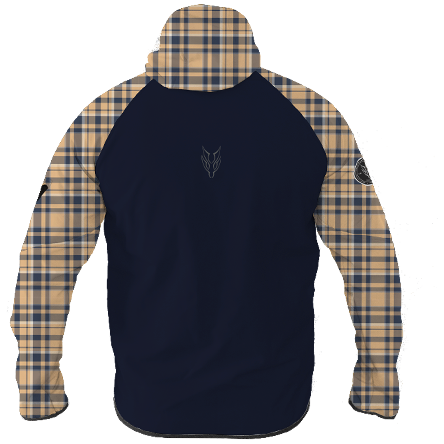 Intrudair® Female Softshell Jacket Tartan Beige [Hood]