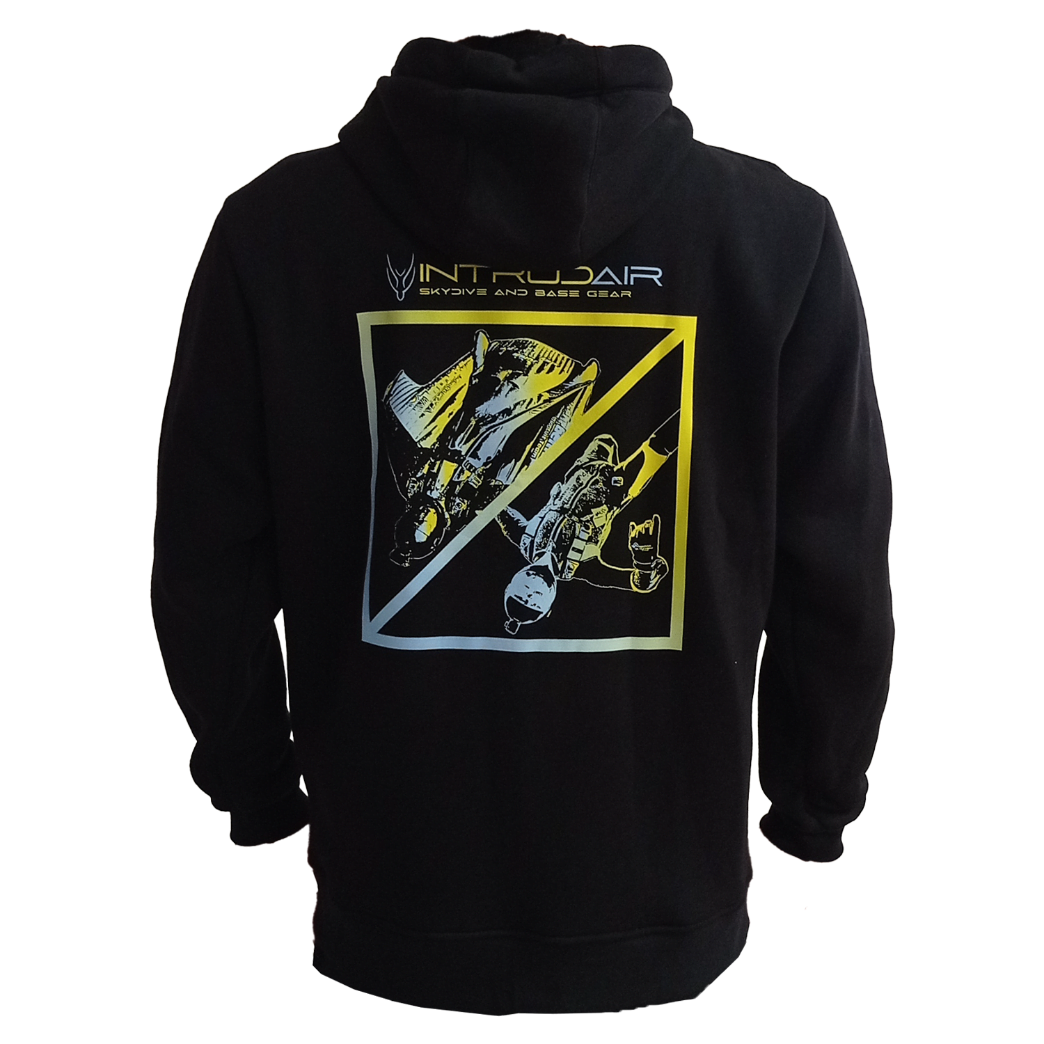 Intrudair® Kapuzenjacke mit Reißverschluss (Schwarz) 