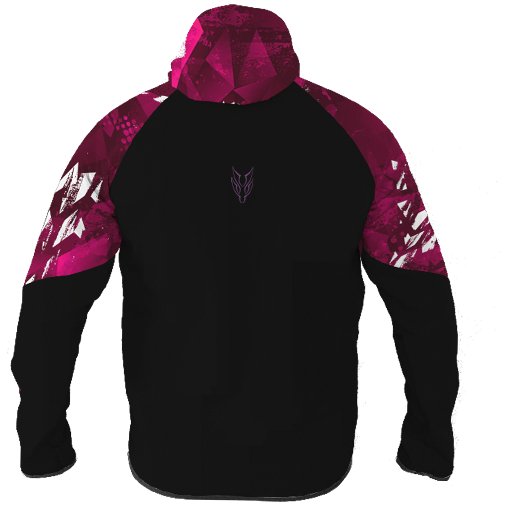 Intrudair® Female Softshell Black/Pink Shards [Hood]