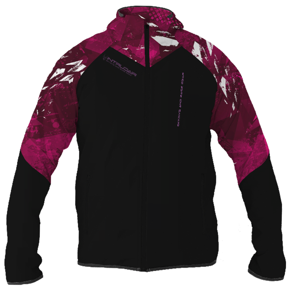 Intrudair® Female Softshell Black/Pink Shards [Hood]
