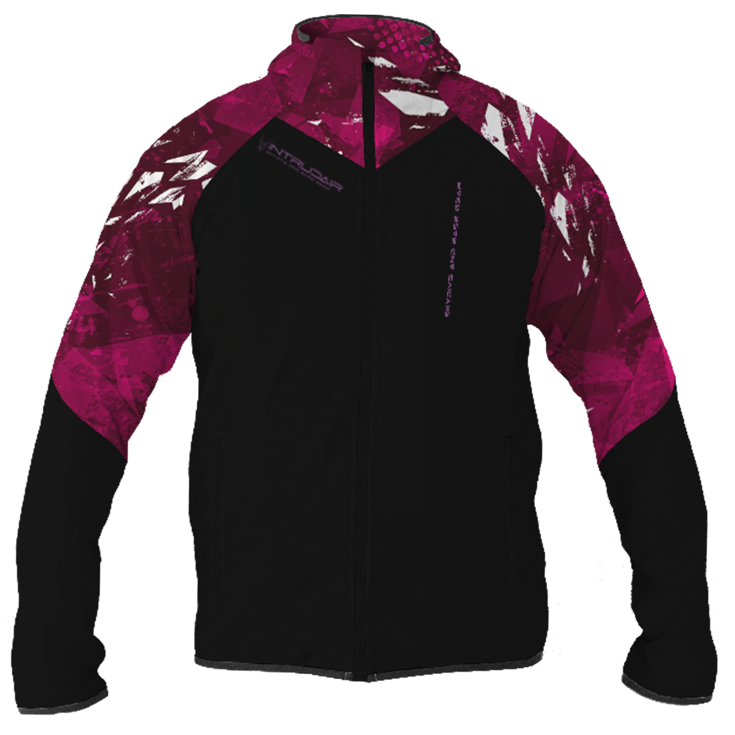 Intrudair® Female Softshell Black/Pink Shards [Hood]