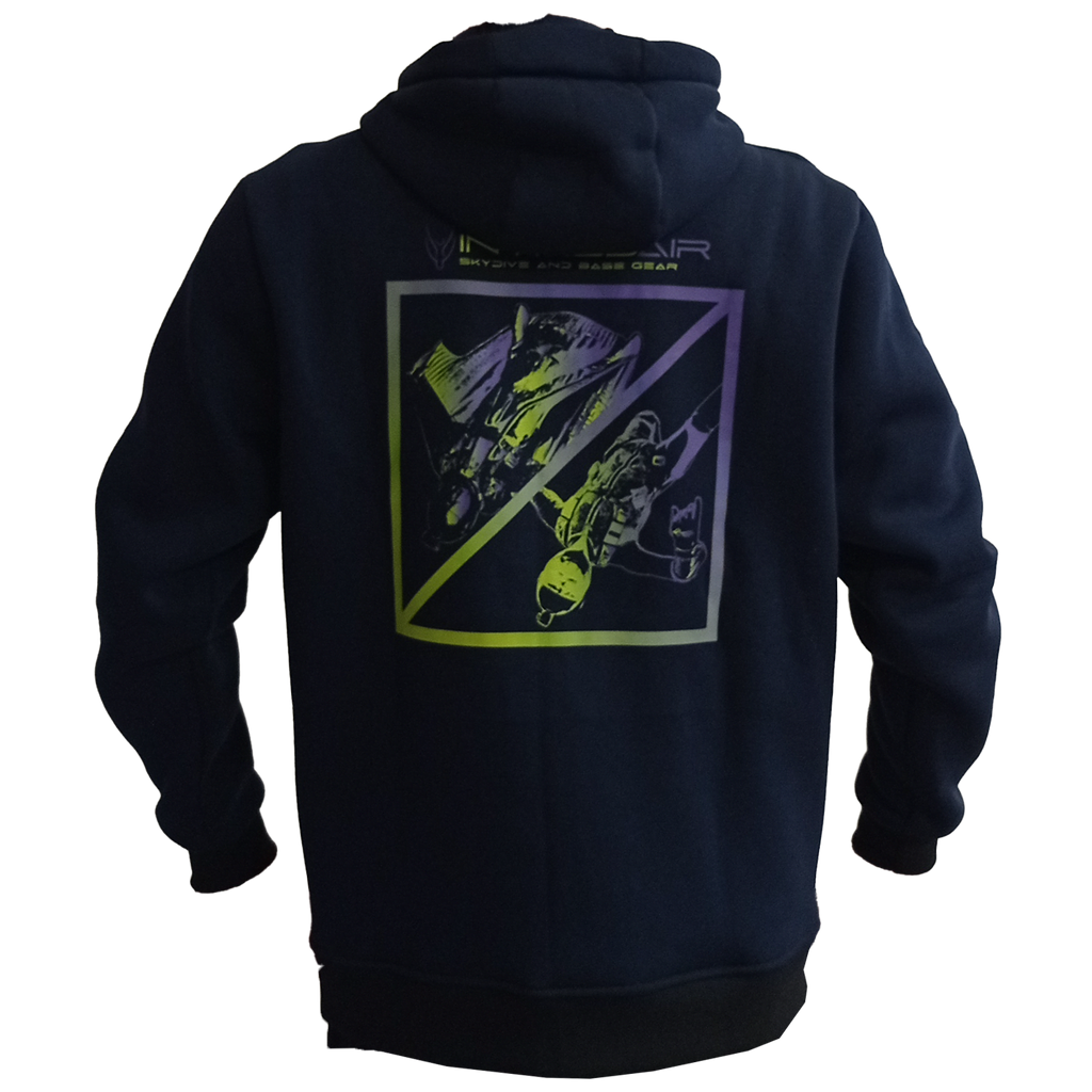 Intrudair® Kapuzenjacke mit Reißverschluss (Blau) 