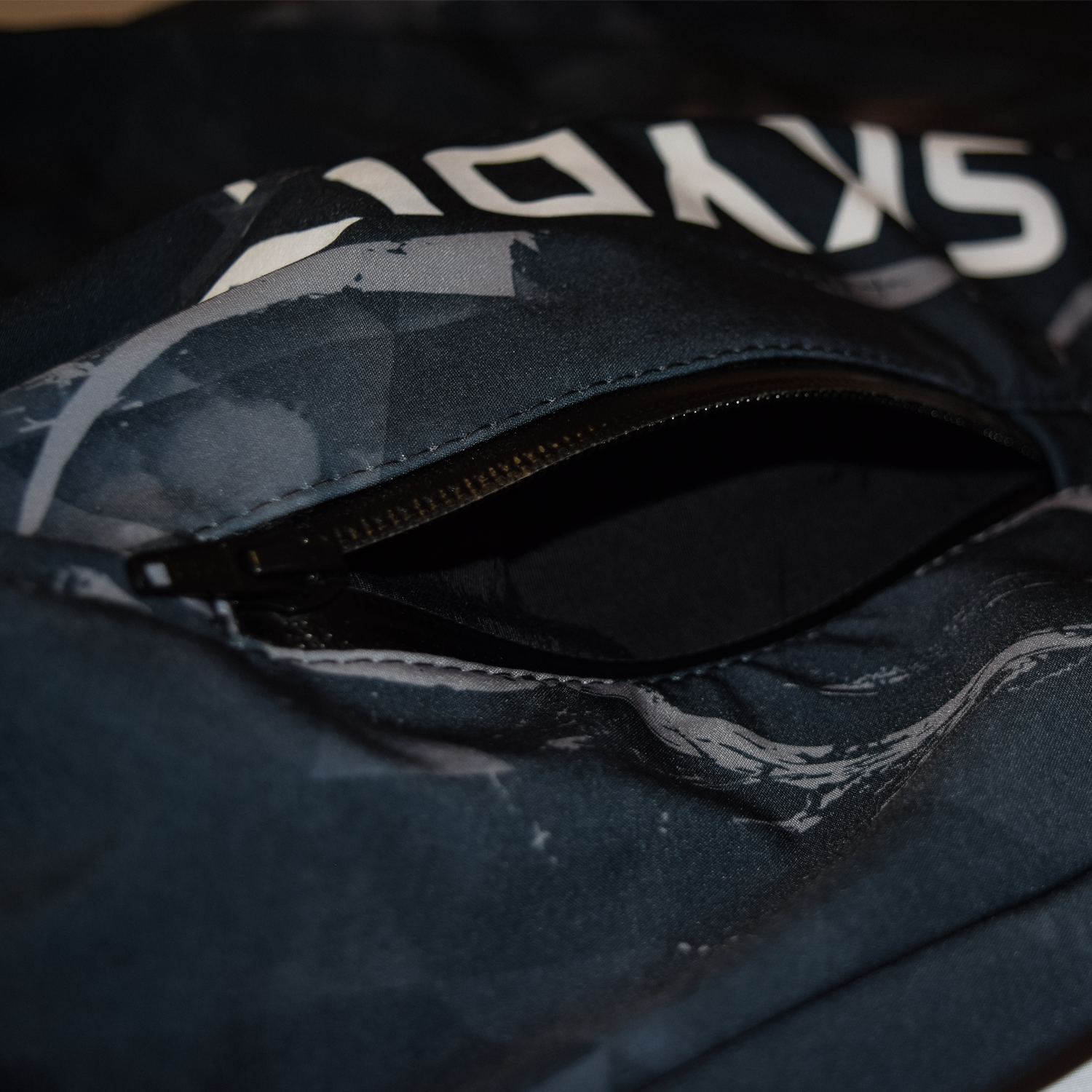 Softshell Jacket Blue Printed [Hood]