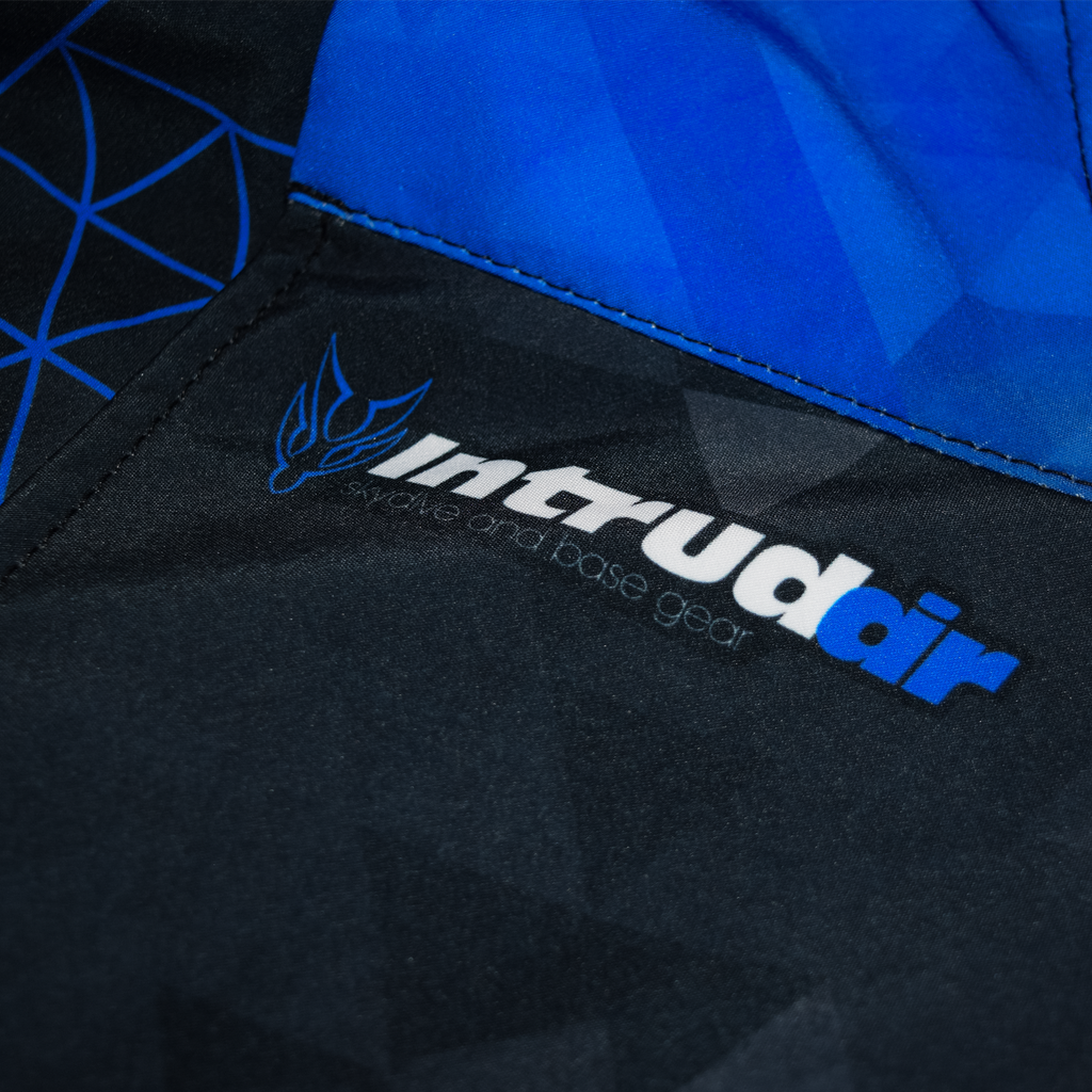 Softshell Jacket Blue Printed [Hood]
