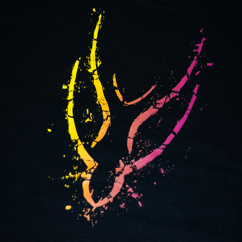 T-Shirt Intrudair [Black / Magenta / Yellow]