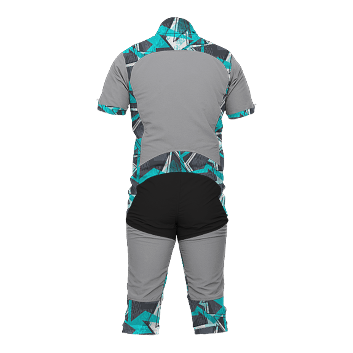 Freefly CF Short [L] Light Grey/Aqua Matrix Print