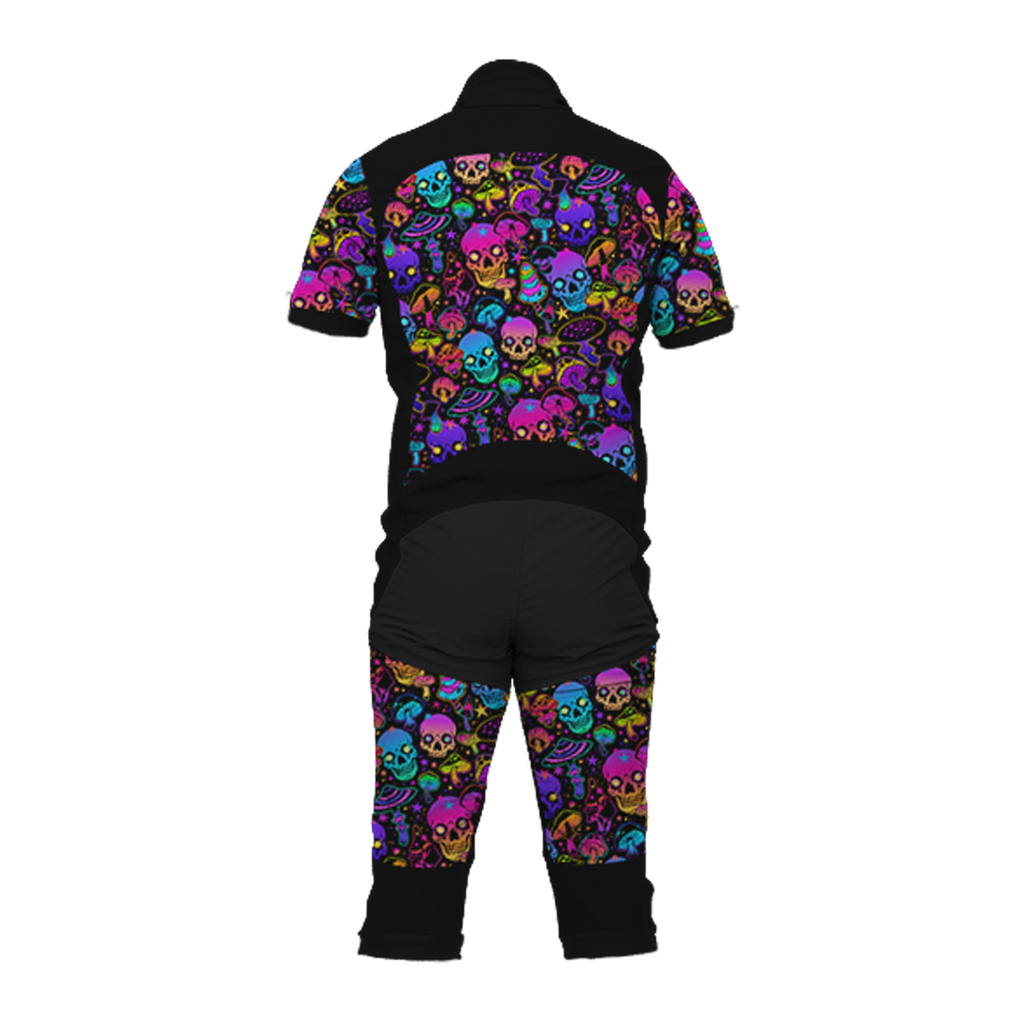 Freefly CF Short [M] Black/Cosmic Skulls Print