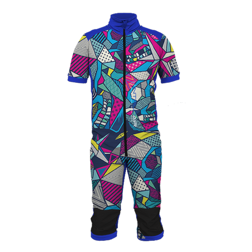 Freefly CF Short [L] Blue/Electric Chaos Print