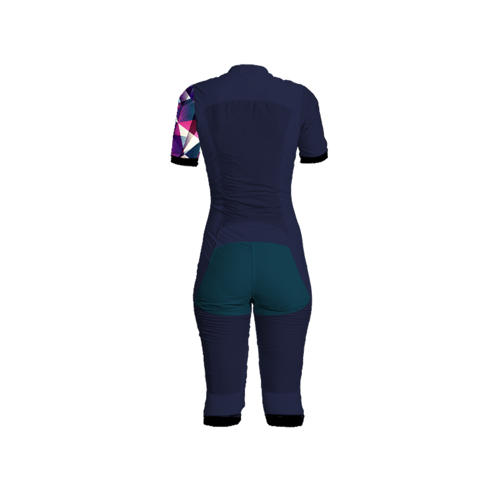 Freefly CF Short Female [S] Marine Blue/Pink Shards Printed Arm