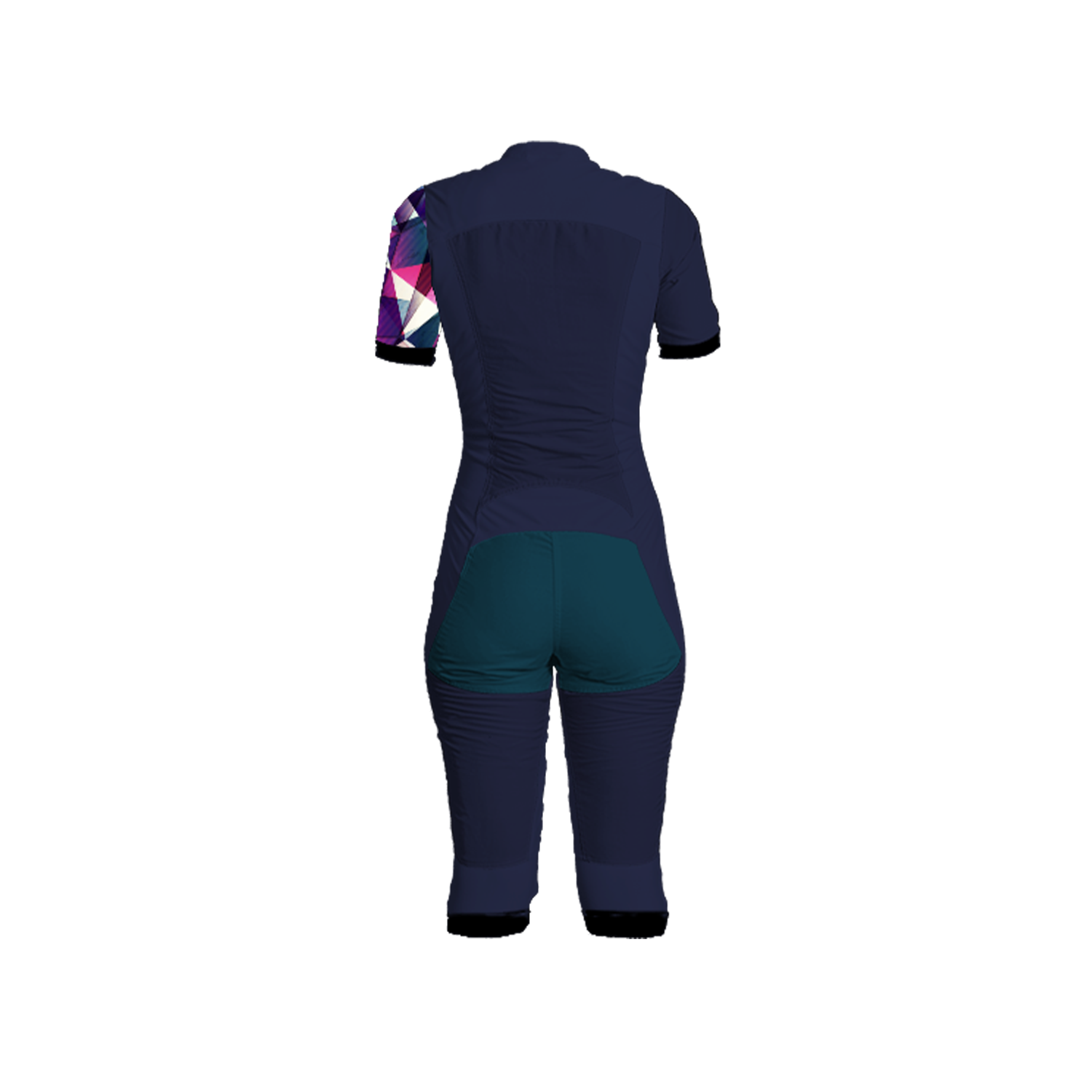 Freefly CF Short Female [S] Marine Blue/Pink Shards Printed Arm