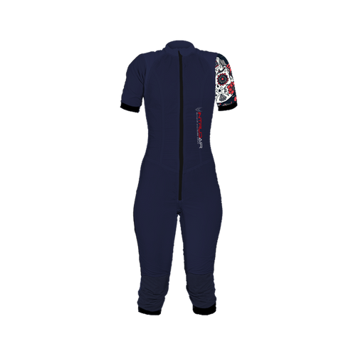 Freefly CF Short Female [S] Marine Blue/Skull Rose Printed Arm