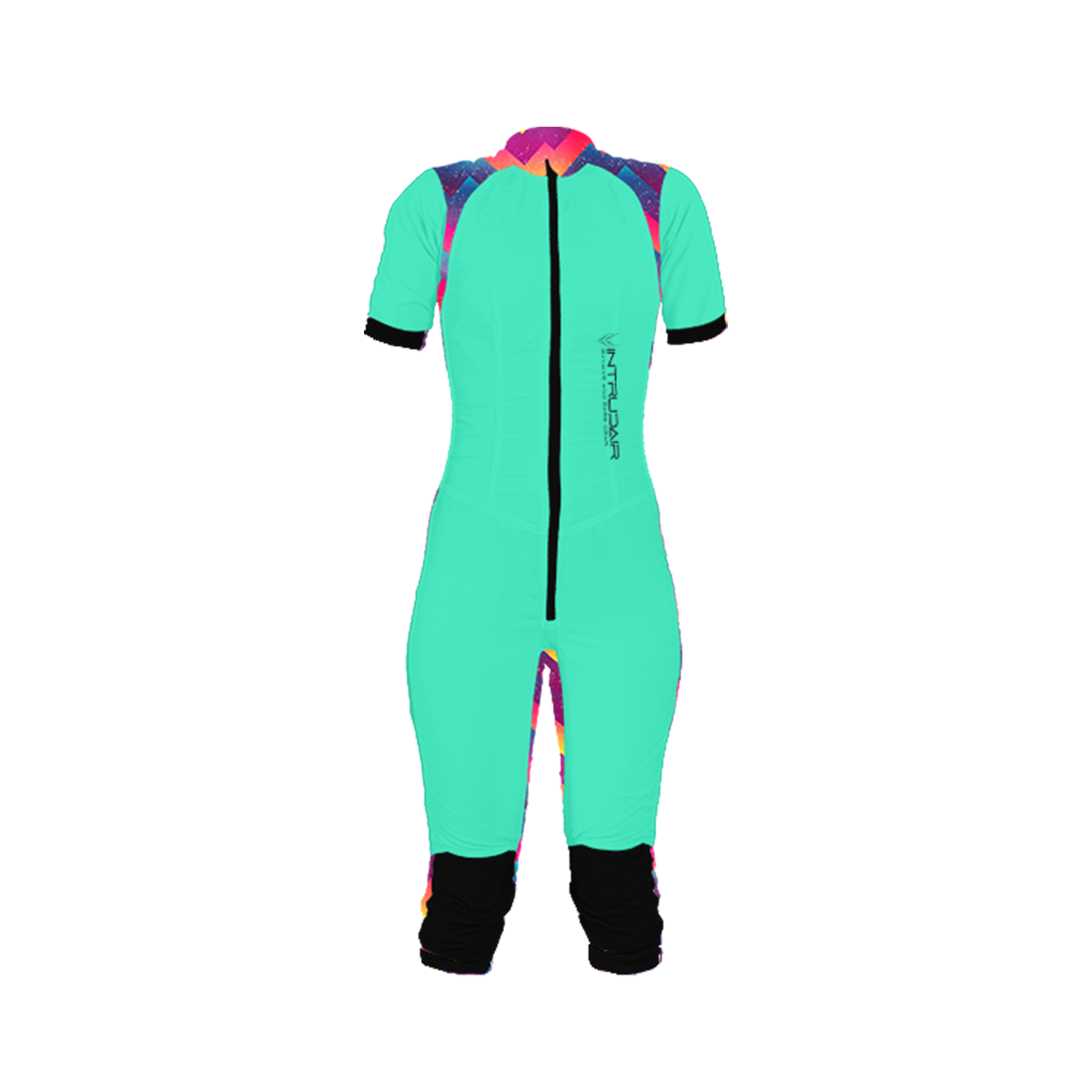Freefly CF Short Female [S] Aqua/Colour Lines Print