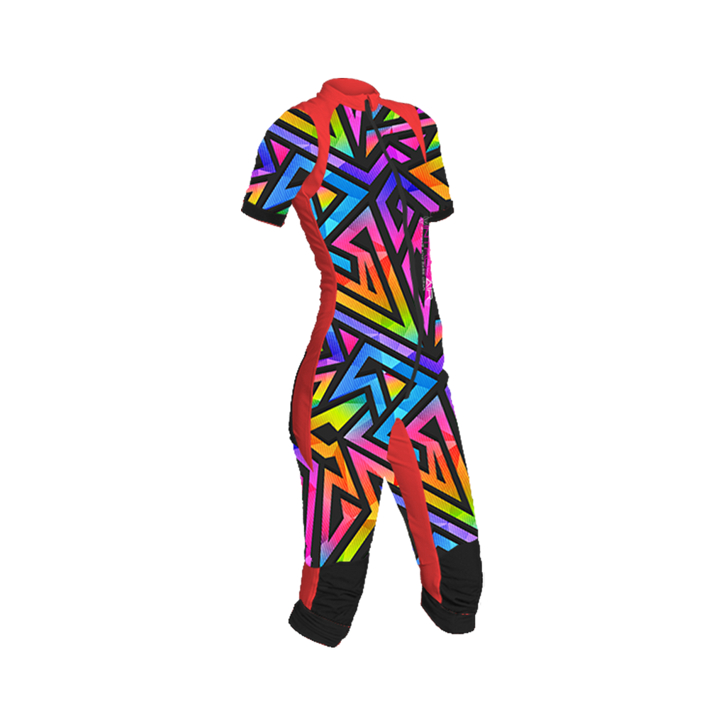 Freefly CF Short Female [M] Red/Colour Void Print