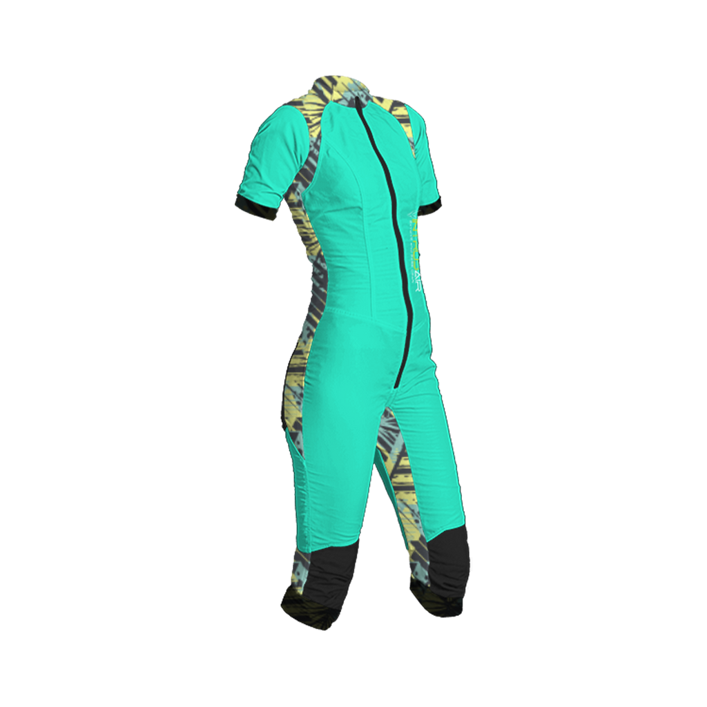Freefly CF Short Female [L] Cyan/Topical Burst Print