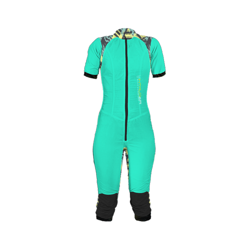 Freefly CF Short Female [L] Cyan/Topical Burst Print