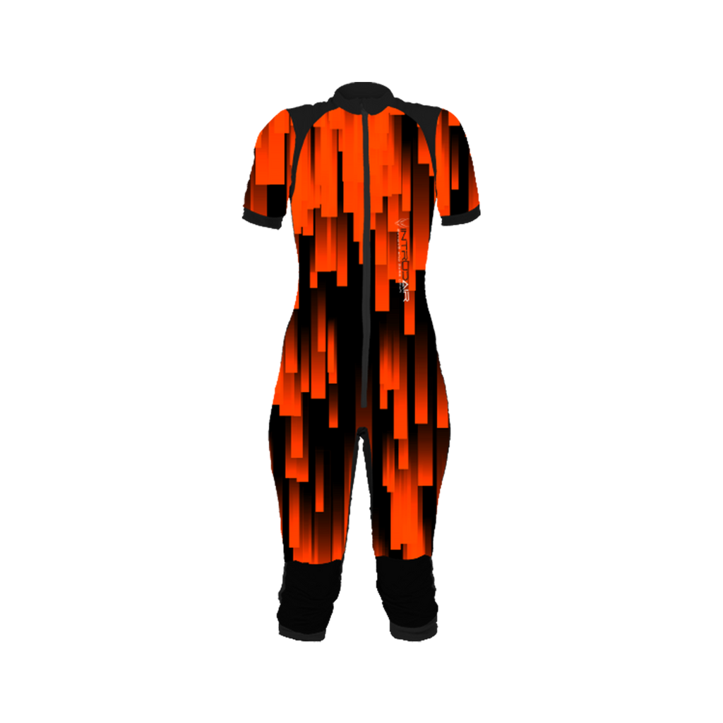 Freefly CF Short Female [S] Black/Orange Rain Print