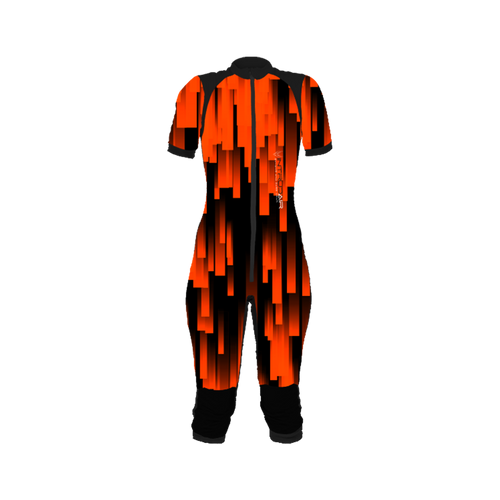 Freefly CF Short Female [S] Black/Orange Rain Print