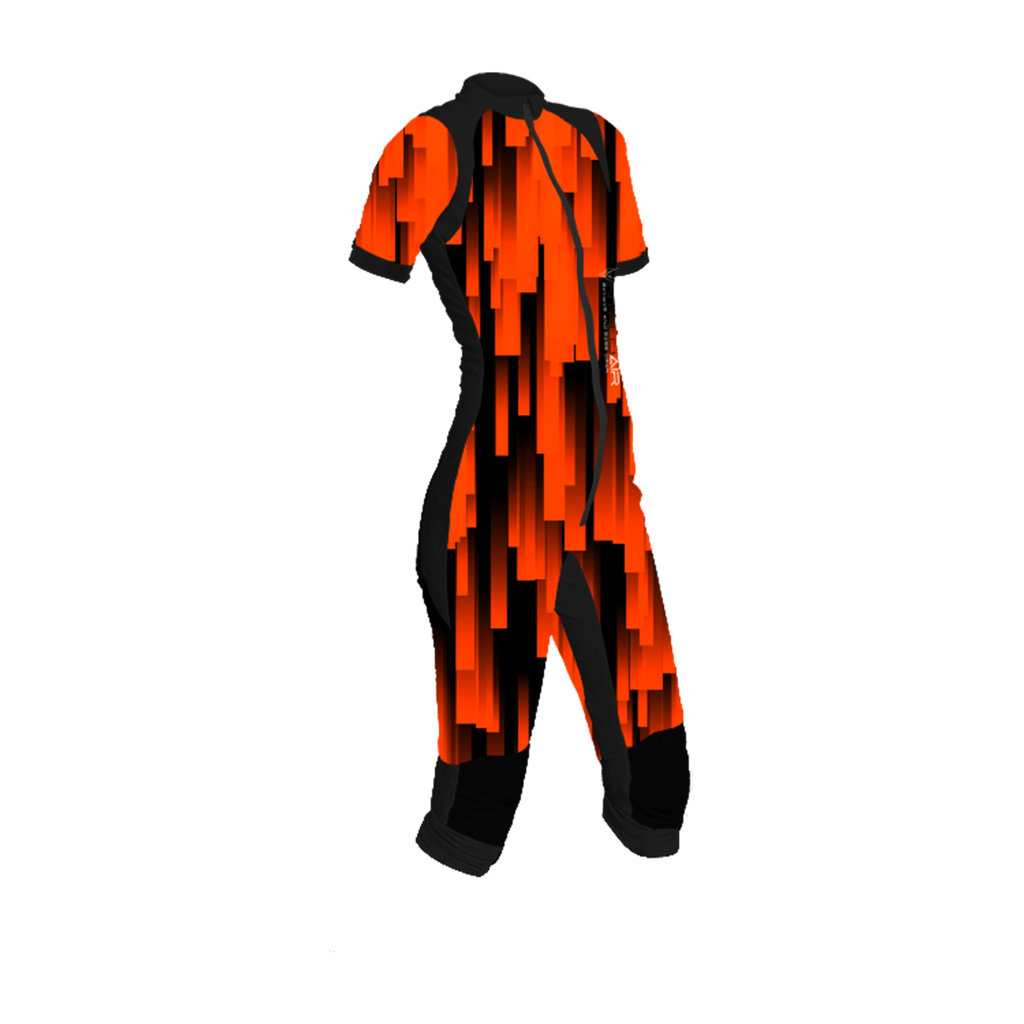 Freefly CF Short Female [S] Black/Orange Rain Print