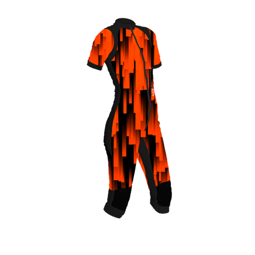 Freefly CF Short Female [S] Black/Orange Rain Print