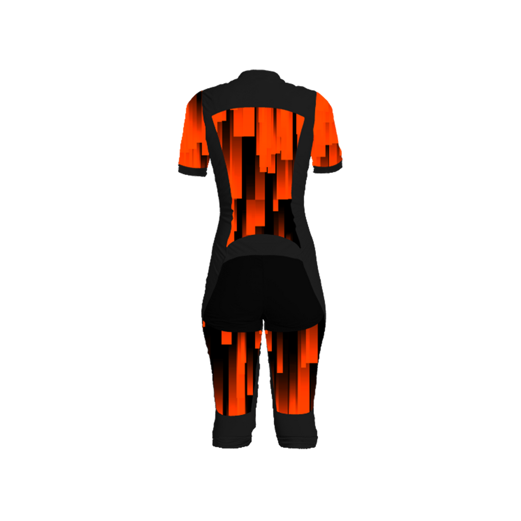 Freefly CF Short Female [S] Black/Orange Rain Print