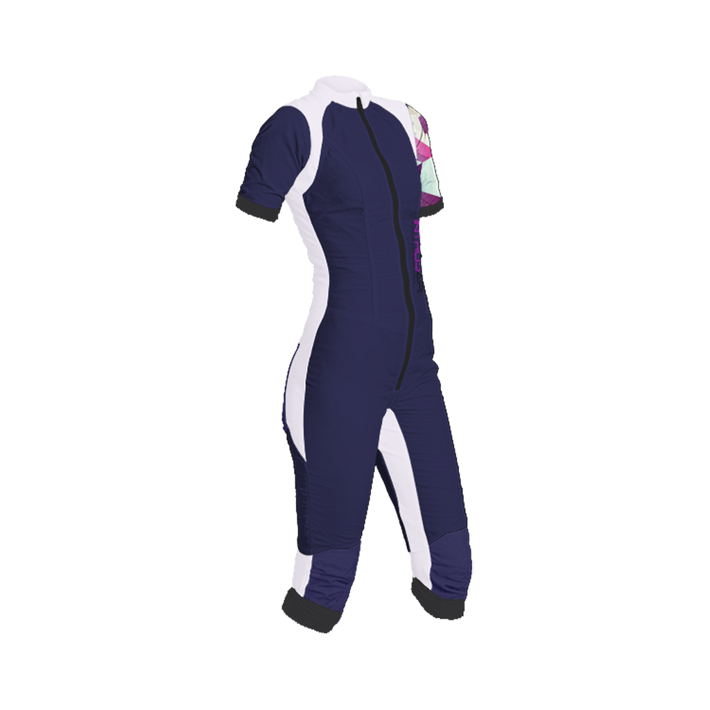 Freefly CF Short Female [L] Marine BLue/Pink Shards Arm Print