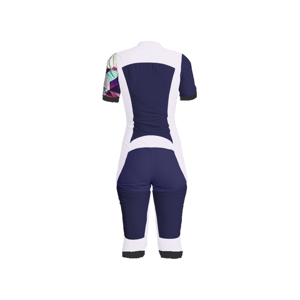 Freefly CF Short Female [L] Marine BLue/Pink Shards Arm Print