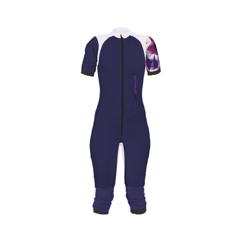 Freefly CF Short Female [L] Marine BLue/Pink Shards Arm Print