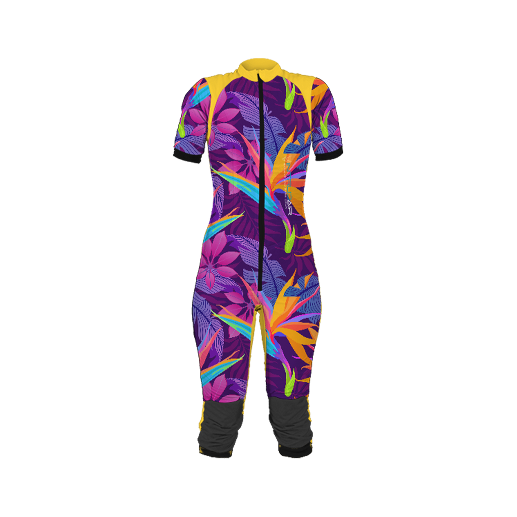 Freefly CF Short Female [M] Yellow/Tropical Flare Print