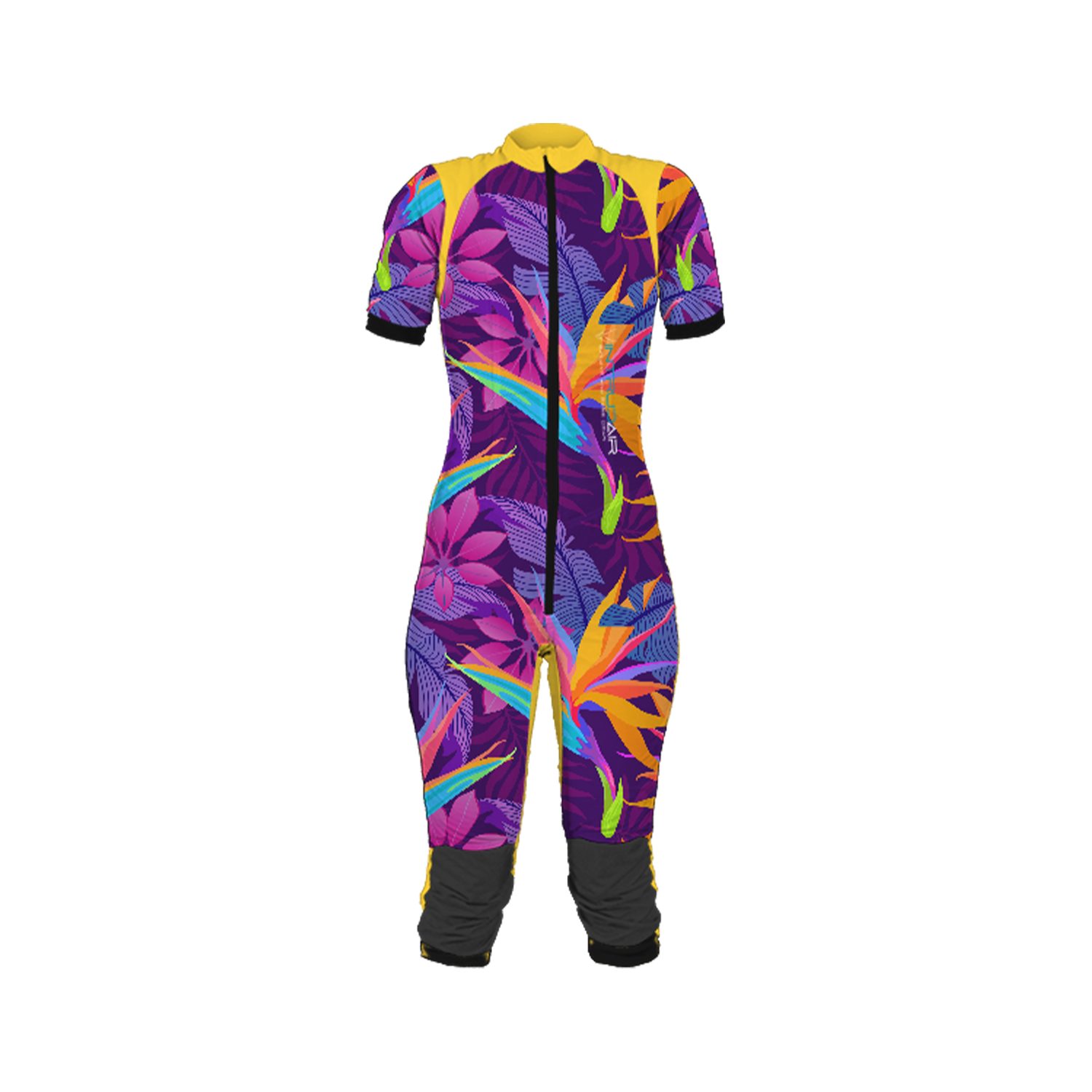 Freefly CF Short Female [M] Yellow/Tropical Flare Print