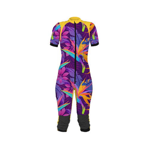 Freefly CF Short Female [M] Yellow/Tropical Flare Print