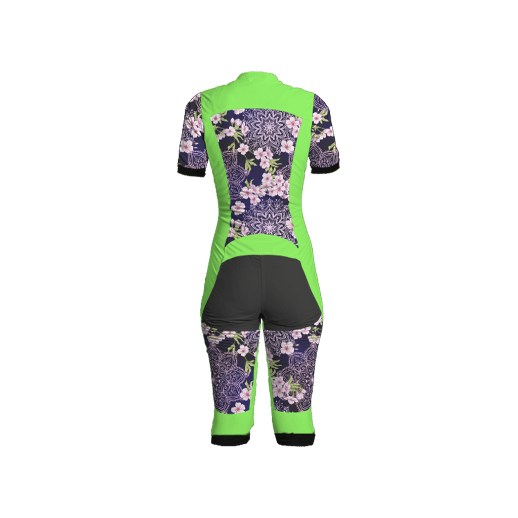 Freefly CF Short Female [M] Green/Floral Mandala Print
