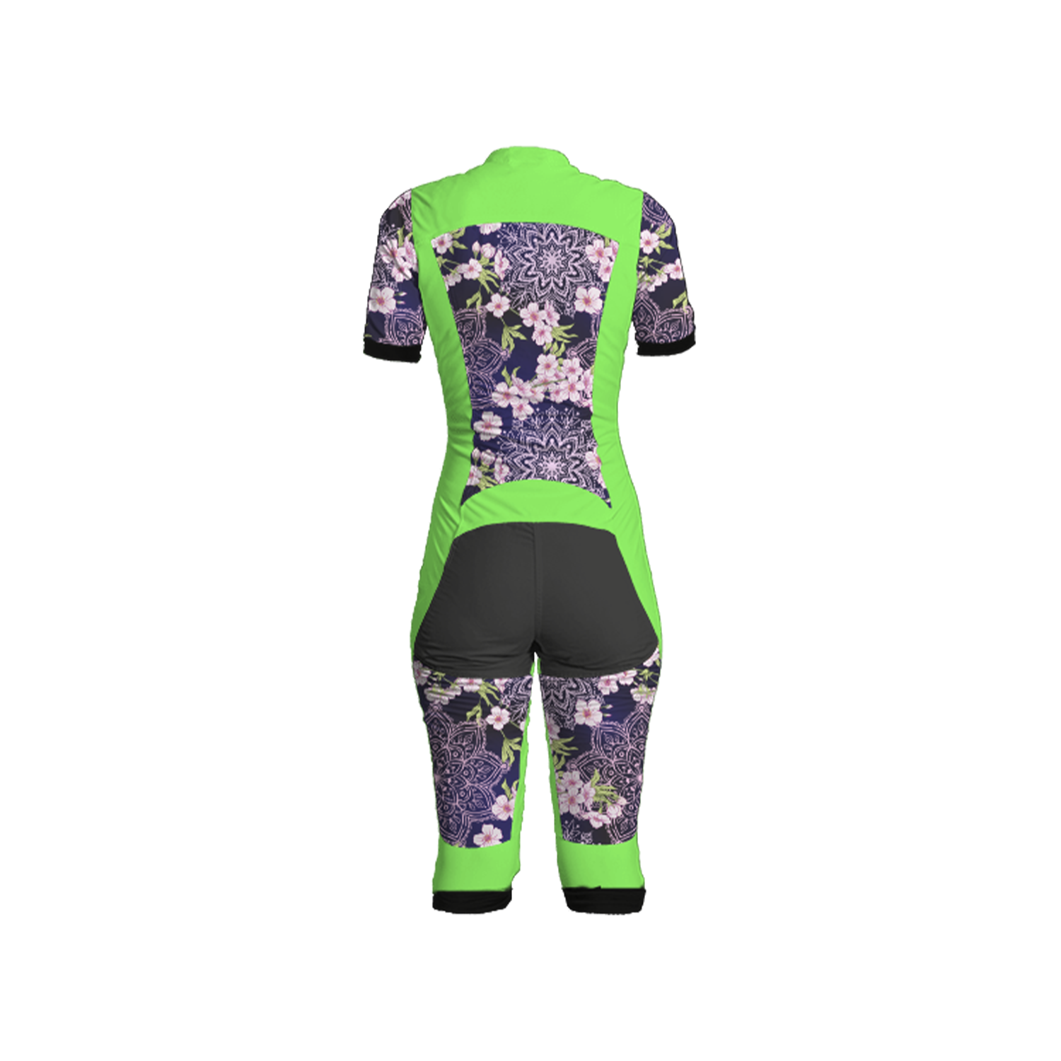 Freefly CF Short Female [M] Green/Floral Mandala Print