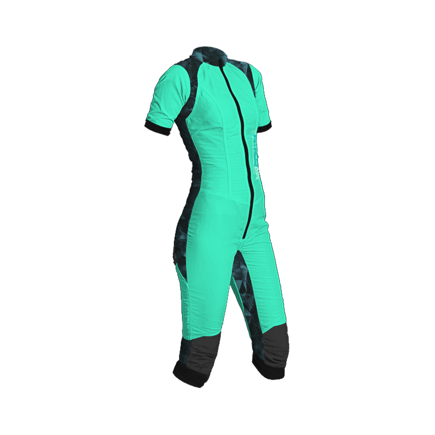 Freefly CF Short Female [M] Aqua/Cyan Fracture Print