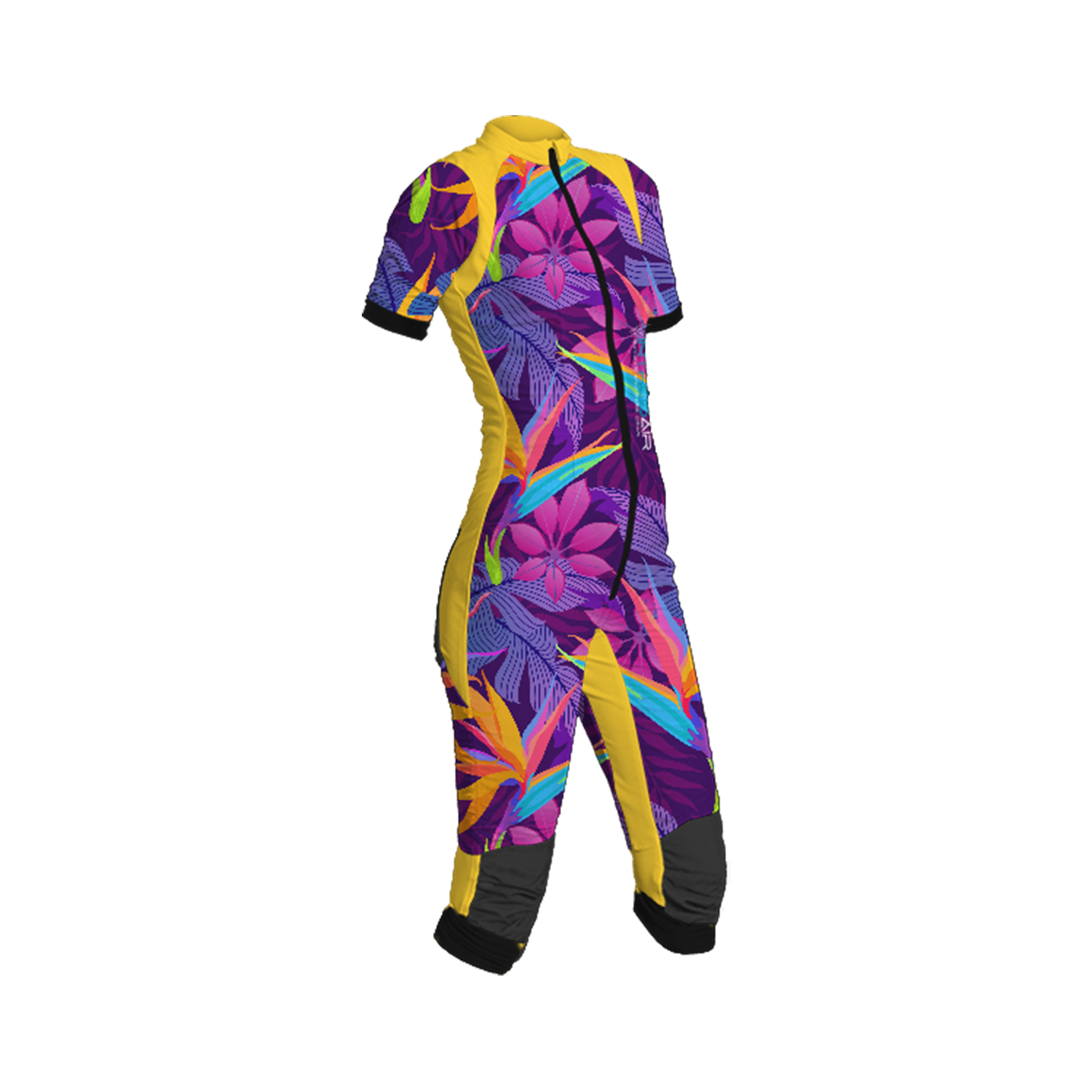 Freefly CF Short Female [M] Yellow/Tropical Flare Print