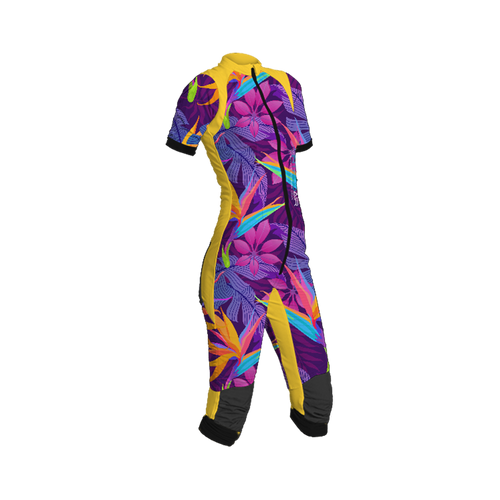 Freefly CF Short Female [M] Yellow/Tropical Flare Print