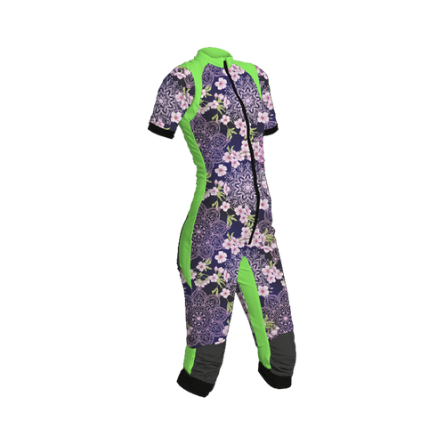 Freefly CF Short Female [M] Green/Floral Mandala Print