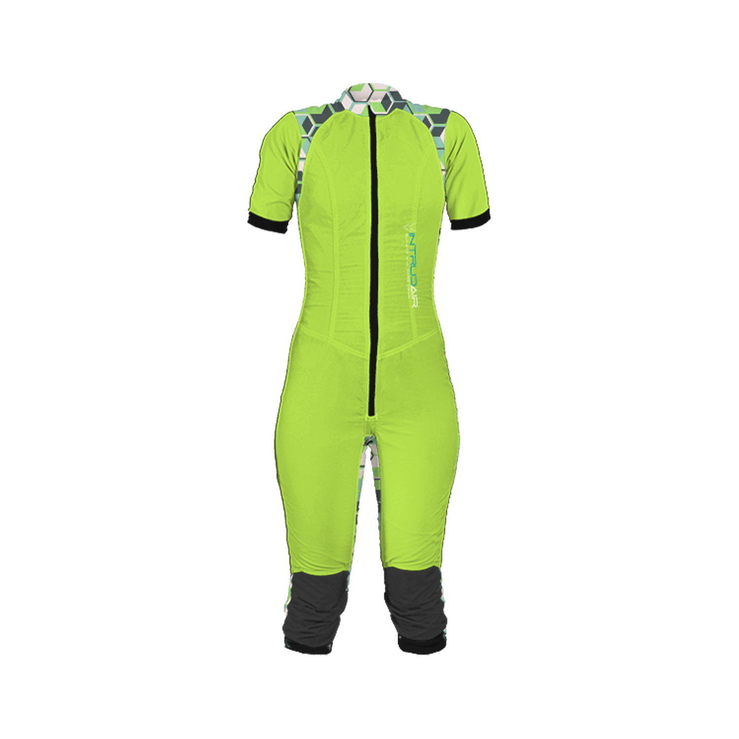 Freefly CF Short Female [M] Apple Green/Green Grid Print