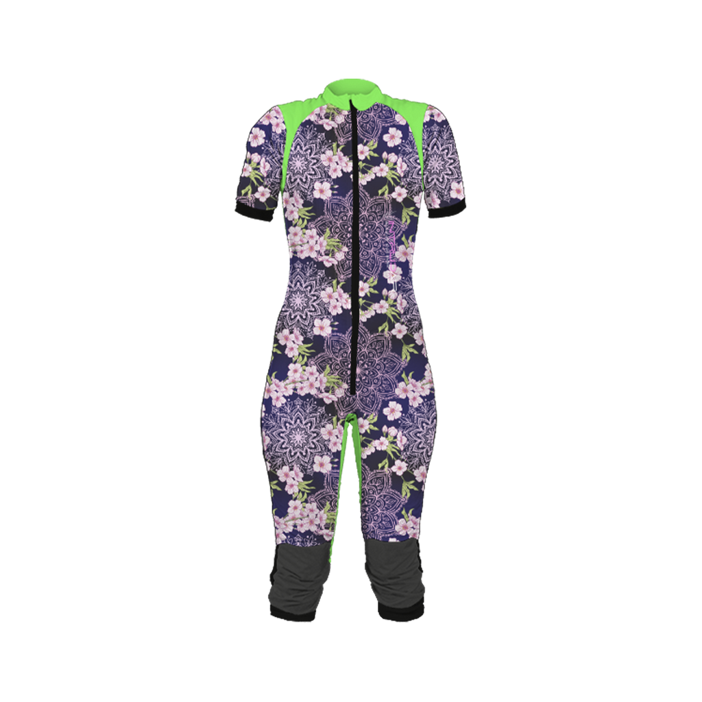 Freefly CF Short Female [M] Green/Floral Mandala Print