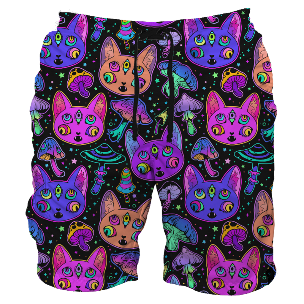 Intrudair Cargo Shorts (Cosmic Cats)